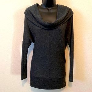 Women’s Grey Cowl Neck Top